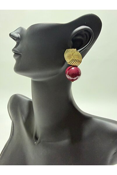 PaminBags Aksesuar Pearl Beaded Ball Stud Earrings Lns0022