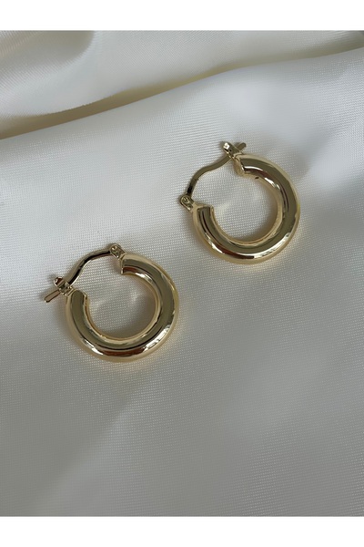 Twinssis Accessories أقراط دائرية صغيرة من تومبل