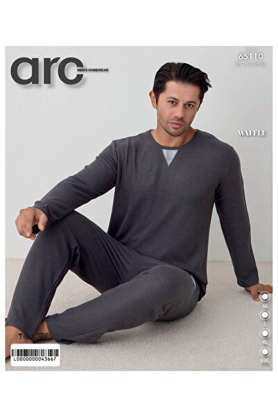 Mihra Set pijama Waffle Süprem pentru bărbați PJF6511002