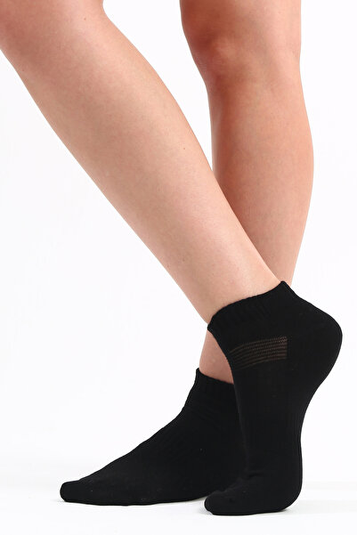 The huez 3-Piece Cotton Women's Socks, Breathable, Anti-Sweat Soft Booties So...