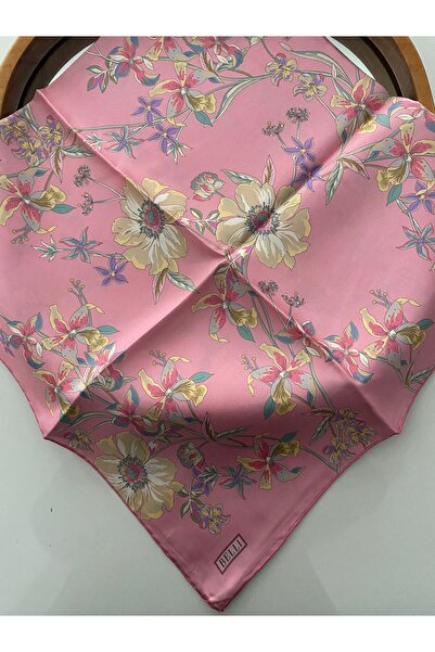 Belli Seed Pattern Twill Silk Scarf