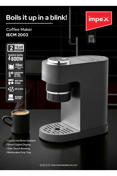 İMPEX 3in1 15 Bar Espresso Coffee Maker (IECM 2003)