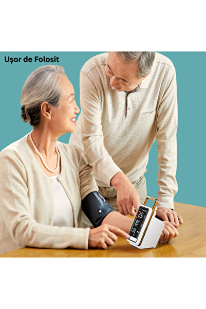 Velixo Tensiometru de braț, LCD mare, măsurare tensiune arterială și puls, detectare puls neregulat, memorie, USB