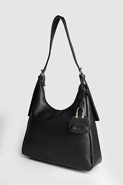 Rivina Geantă de mână și de umăr Navo pentru femei, cu detalii mini charm, de...