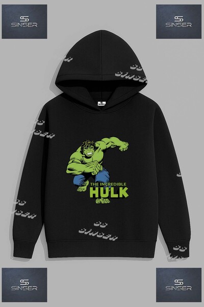 SS SİNSER Hanorac unisex cu imprimeu "HULK GIANT LEFT FOOTED WRITING"