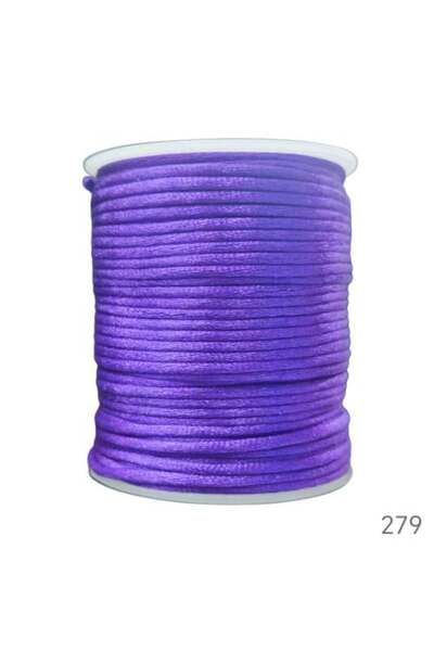 Unbrande سلك مضفر من الساتان 2 مم (50 ياردة)