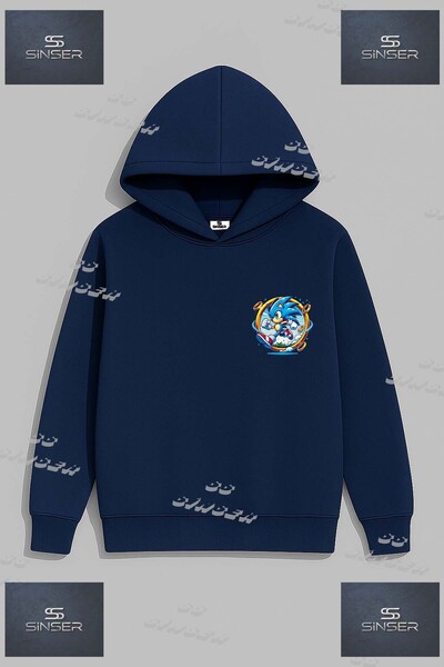 SS SİNSER سويت شيرت للجنسين من SWEAT بطبعة 'SONIC CEMBERDE SO UST' مطبوع