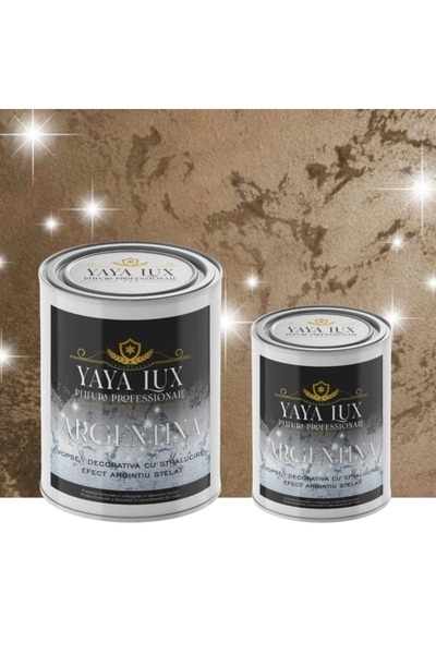 YaYa Color Pachet 4 L + 2 L Inclus, Vopsea Decorativa de Lux Argentina, Cafea...
