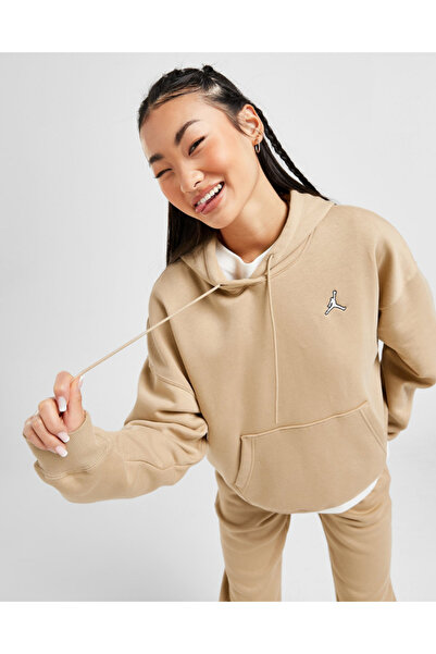 JORDAN Γυναικείο φούτερ Brooklyn Fleece σε γκρι χρώμα