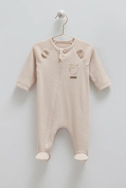 Caramell Hello Forest Beige Baby Boy Romper
