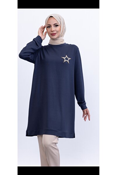 KADO Yıldız Detaylı Füme Tunik