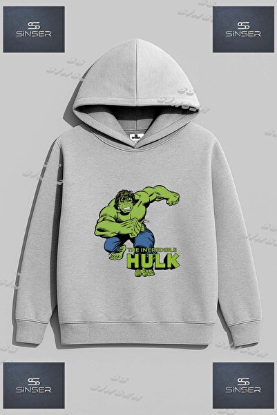 SS SİNSER Hanorac unisex cu imprimeu "HULK GIANT LEFT FOOTED WRITING"