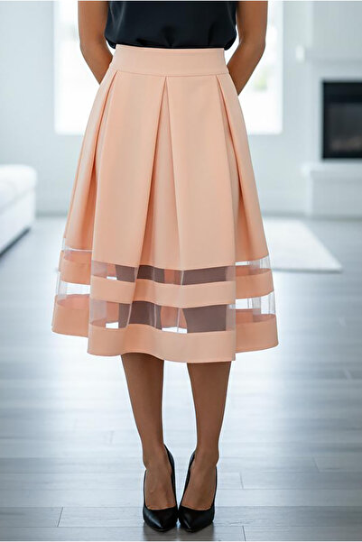 dml giyim Tulle detail skirt