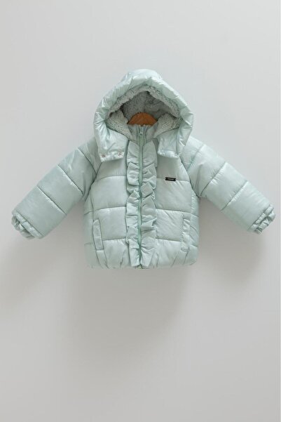 Caramell معطف مقاوم للماء من الداخل مصنوع من ويلسوفت باللون الأخضر