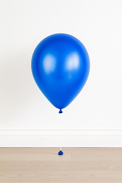 Balonsan بالون معدني بلون أزرق غامق 25 قطعة