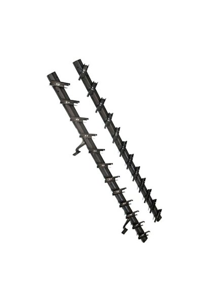 OEM Anthracite Metal Rails for 10 Slats DIY Terrace Blinds, Straight-closure, 90 cm Height