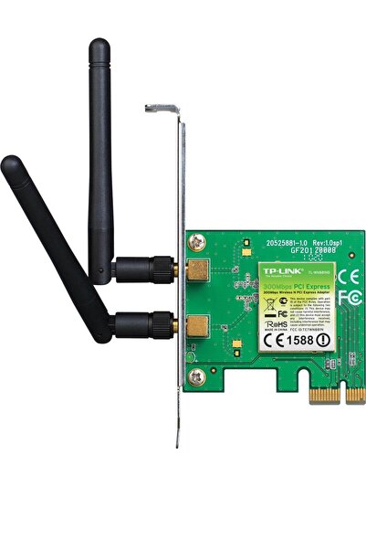 Genel Markalar TP-LINK TL-WN881ND 300MBPS 2 ANTEN KABLOSUZ N PCI EXPRESS WIFI...