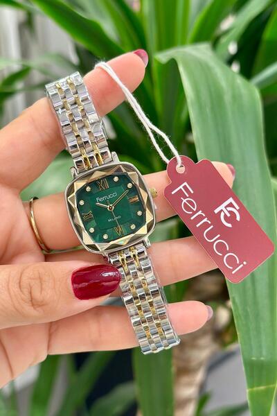 Ferrucci Çelik Kordon Su Geçirmez Garantili Kadın Kol Saati