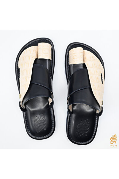 Leather & shoea crocodile leather oriental shoes