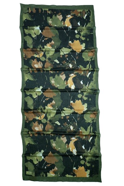 Sekine İpek Digital Bamboo Scratch Shawl Flower1