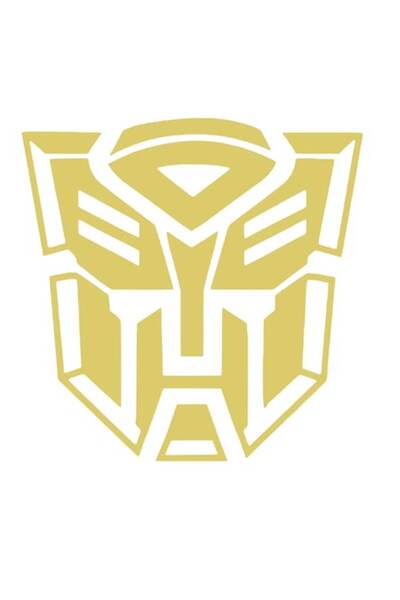 Oracal Transformers Bumblebee sticker, 15cm, gold