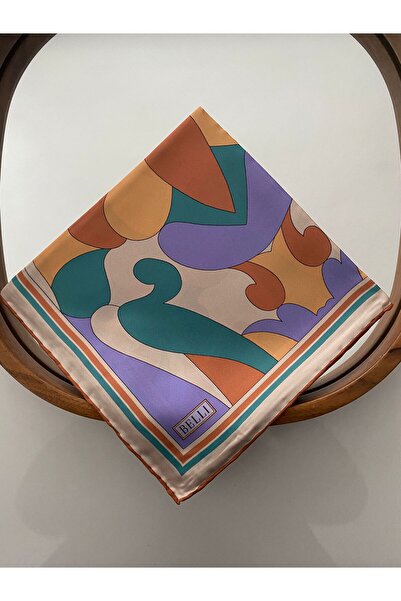 Belli Μεταξωτό μαντήλι με σχέδιο σαχ