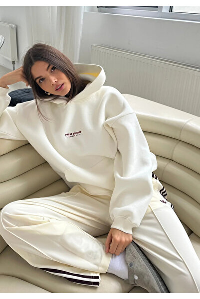 Arz giyim Ardente Collective White Hooded Sweatshirt 3