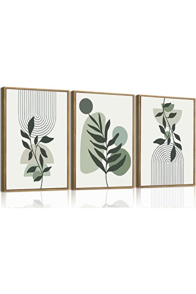 ALAYRA International مجموعة من 3 لوحات فنية من قماش بوهو منتصف القرن الحديث، ...