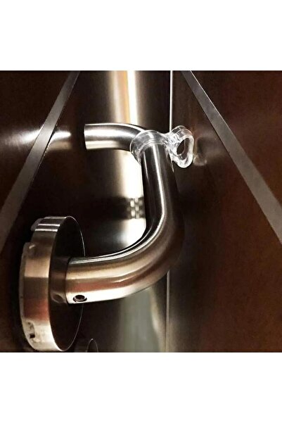 Raakmadezanmir 4 ΤΕΜ. Διαφανές στοππέρ πόρτας από σιλικόνη, λαβή παραθύρου, πώμα πόρτας