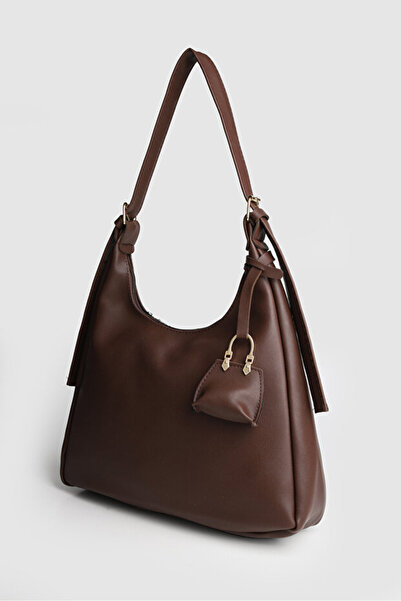 Rivina Navo Women's Mini Charm Detailed Medium Size Hand and Shoulder Bag