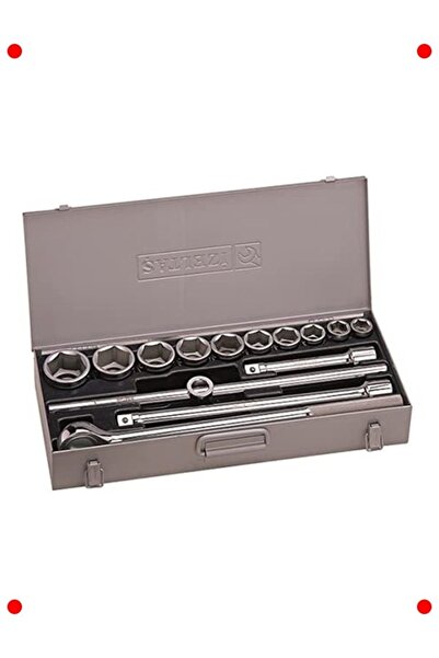markentegra 14 Piece 3/4 Inch Six Point Chrome Socket Wrench Set