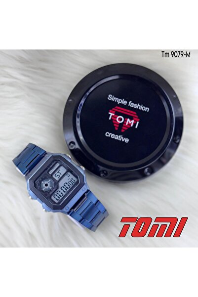 Tomi Digital Sport Watch - Military Style - Chronograph & Countdown Timer - Water Resistant 50M