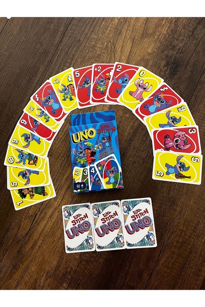 gülümse gel Uno Stic Stiç Stik stich Oyun Kartı Kart Oyunu Kutu Oyunu