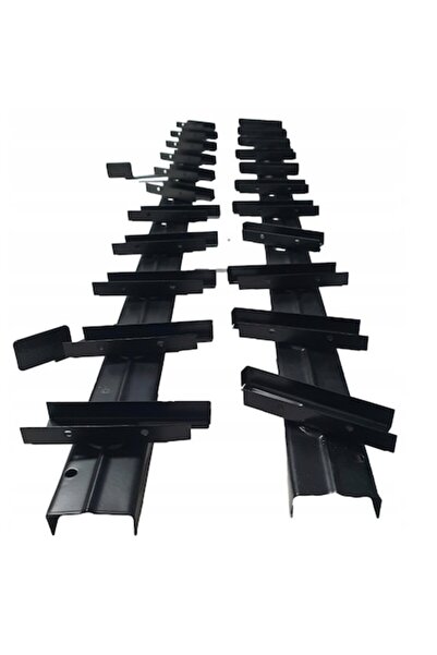 OEM PergoLino® black metal kit — support for 14 adjustable slats, height 127 cm