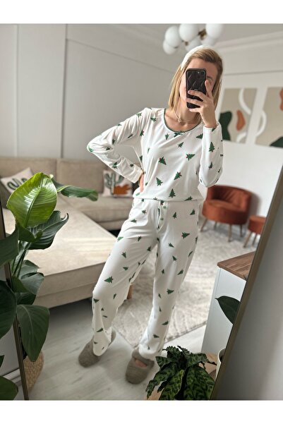 Mihra Yılbaşı temalı süprem pijama takımı