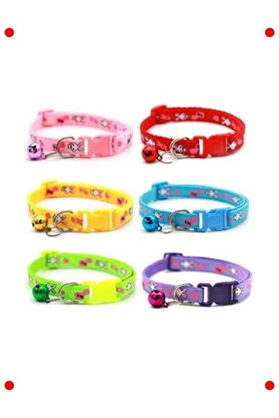 markentegra Rabbit Patterned Cat Collar (Red)