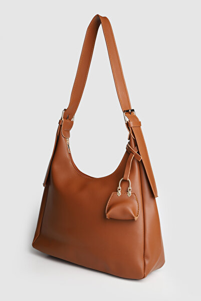 Rivina Navo Women's Mini Charm Detailed Medium Size Hand and Shoulder Bag