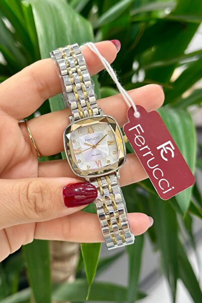 Ferrucci Çelik Kordon Su Geçirmez Garantili Kadın Kol Saati