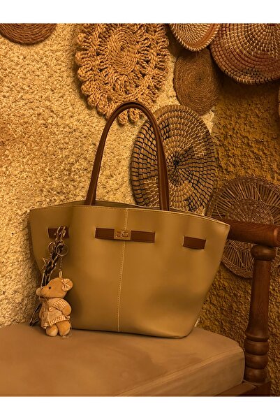Pelin SU DEMİR Elagance Bej El Ve Omuz Çantası