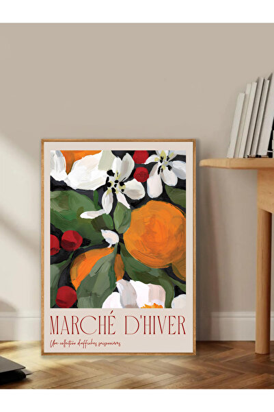 Tuba Decor Tablo dintr-o singură bucată cu rame din lemn pentru sufragerie, sufragerie, bucătărie