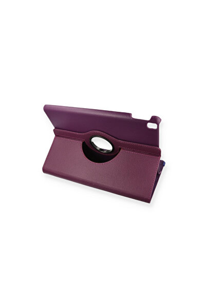 ceppark Newface iPad Pro 13 (2024) Case 360 Tablet Leather Case - Plum