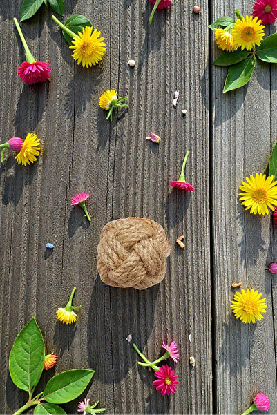 Home Wicker Handmade Natural Cabinet Handle Set of 2