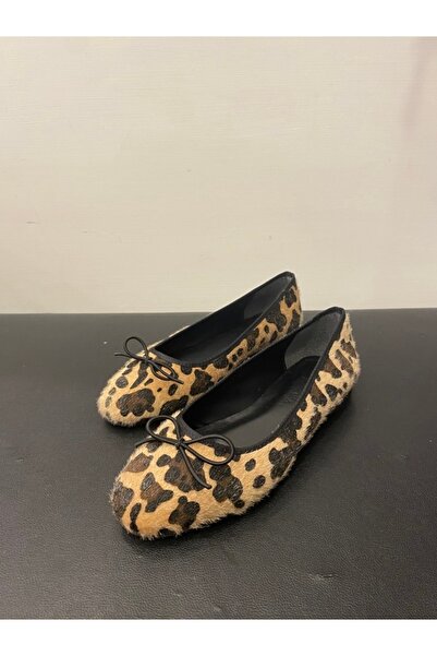 Özay Balerini casual pentru femei, cu fundă simplă