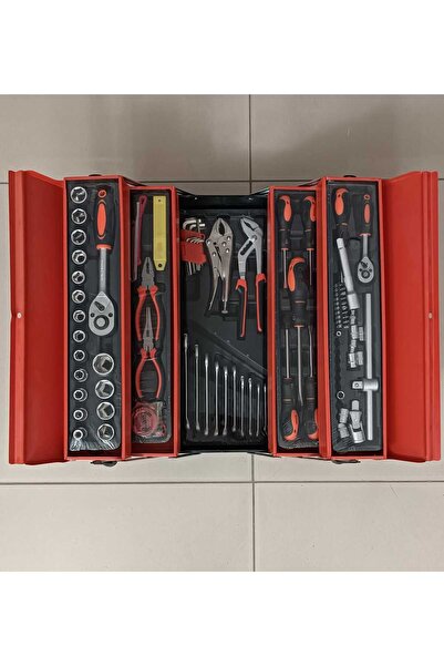 VESTA MARKETİNG 5 BÖLMELİ 85 PARÇA AÇILIR KAPANIR SANDIK TAKIM ÇANTASI