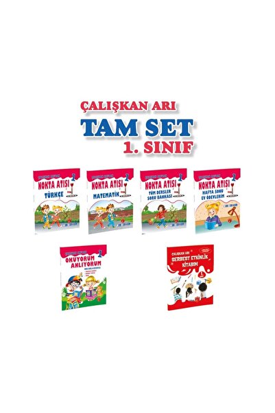 Çalışkan Arı Yayınları Çalışkan Arı 1. Sınıf 2. Dönem Tam Set - 6 Kitap