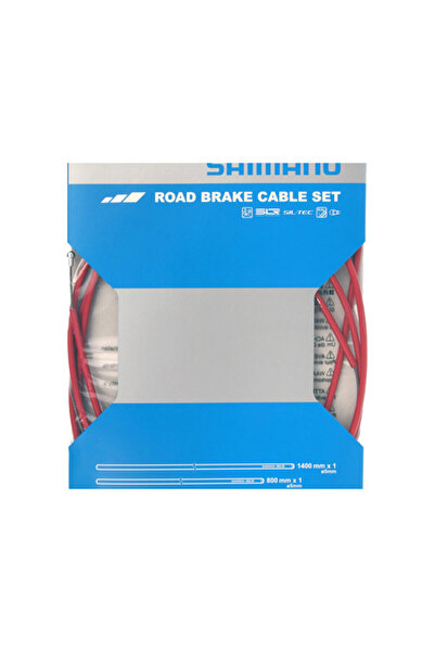 Shimano Brake Cable Set PTFE Road Red