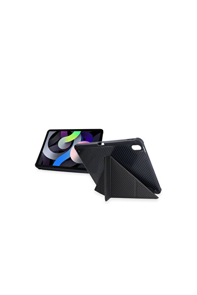 ceppark Newface iPad 2022 10.9 (10Th Generation) Case Color Carbon Tablet Case - Dark Gray