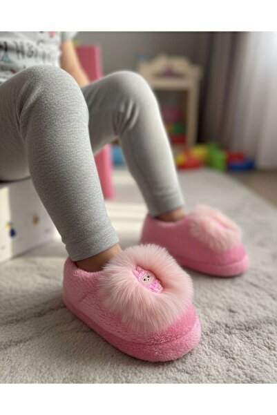 ARYA STYLE Labubulu Panduf Unisex Kız ve Erkek Çocuklar İçin Panduf