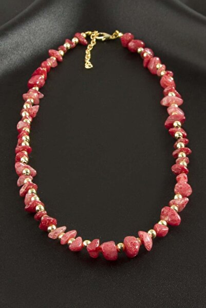 Genel Markalar Alev Kuvars Kırık Doğaltaş Kolye – Enerjiyi Üzerinde Taşı