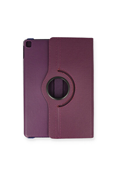 ceppark Newface iPad Pro 13 (2024) Case 360 Tablet Leather Case - Plum